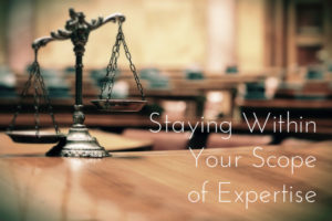 Staying Within Your Scope of Expertise