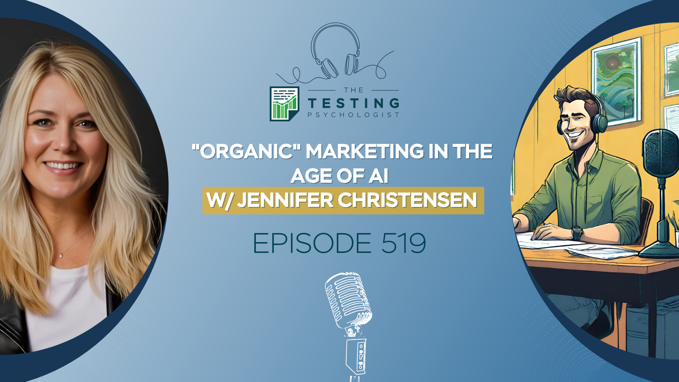 Featured image for “519. “Organic” Marketing in the Age of AI w/ Jennifer Christensen”
